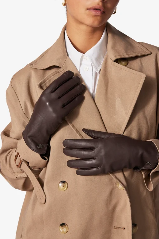 Adax glove Xenia Chocolate